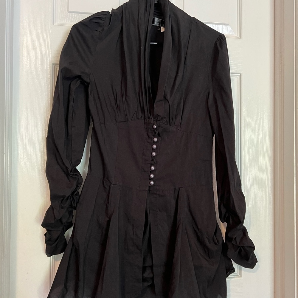 Ashley Loop Tuxedo Style Blouse - image 3